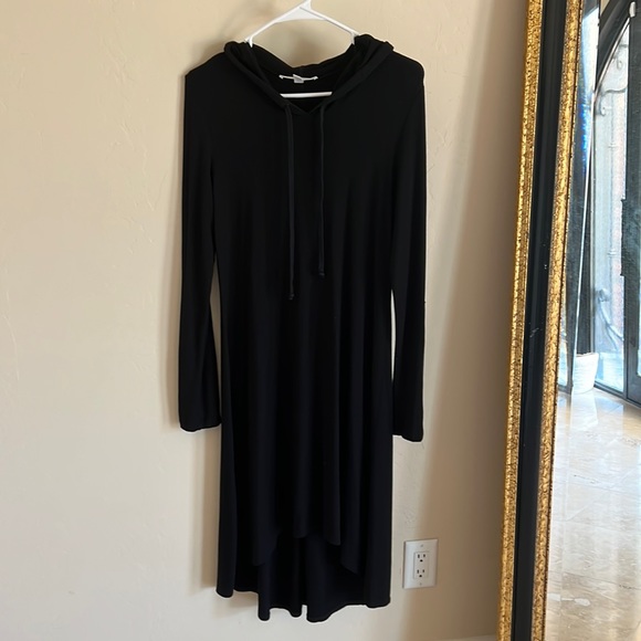 KAREN KANE Women's  Long Sleeve Sheath Dress Black Combo Size L